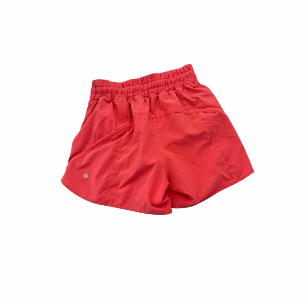 Lululemon Track That High Rise Athletic Short 5” Pale Raspberry Size 8 - Picture 7 of 10